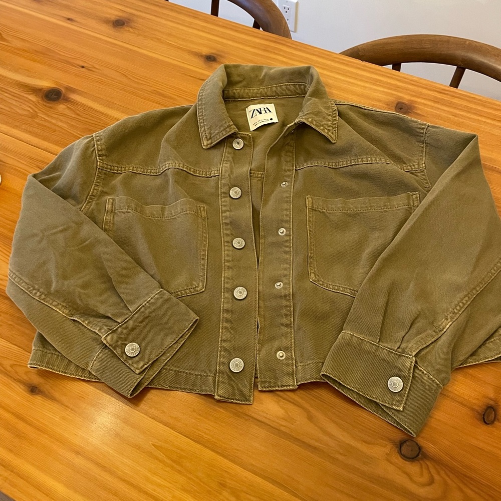 Zara crop jacket